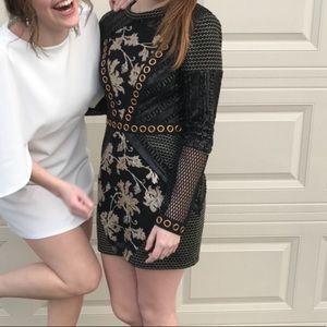 short sparkly dress long sleeve